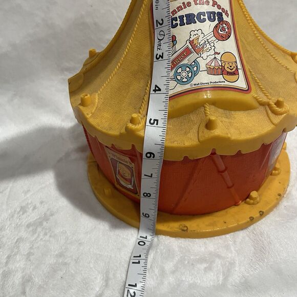 Vintage 1977 Disney Weebles Winnie The Pooh Circus Flawed only tent - Picture 13 of 15